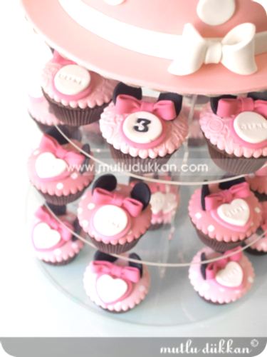M?NN?E MOUSE PASTASI VE CUPCAKE KULES?